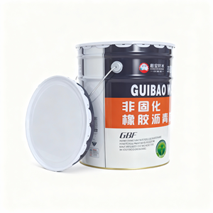 Revêtement d'étanchéité noir en bitume liquide caoutchouté non durcissant pour toitures en béton, format bulles, pour carrelage extérieur et salle de bain - Product Image 1