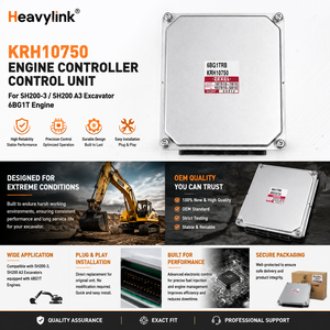 Heavylink KRH10750 Engine Controller Unit for SH200-3 SH200 A3 Excavator 6BG1T Engine <b>Plug</b> & Play Replacement - Product Image 1