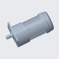 Moteur à induction monophasé 110V/220V AC avec vitesse de 1400 tr/min, caractéristiques étanches, 50HZ 60HZ, boîte de vitesses à vis sans fin, 1500 tr/min, moteur 180W