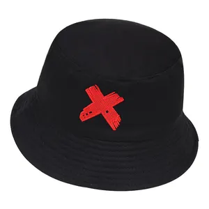 Özelleştirilebilir tüm baskı kova şapka kap kırmızı gri kahverengi siyah erkekler golf pamuk şapka kadın için