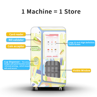 Máquina Expendedora de Helados de Alta Velocidad y Gran Capacidad para Alimentos y Bebidas con Certificación FCM