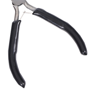 คีมตัดเครื่องประดับ 4.5 นิ้ว ปากโค้ง ไม่มีฟัน ไม่มีใบมีด แบบสปริง สำหรับงาน DIY ตัดสายไฟ วัสดุเหล็ก 45 - Product Image 3