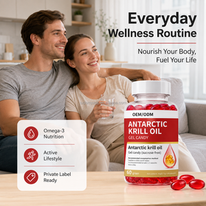 Suplemento Vitamínico Antioxidante con Astaxantina y Aceite de <span class=keywords><strong>Krill</strong></span> Antártico, 60 Gomitas para Adultos - Product Image 4