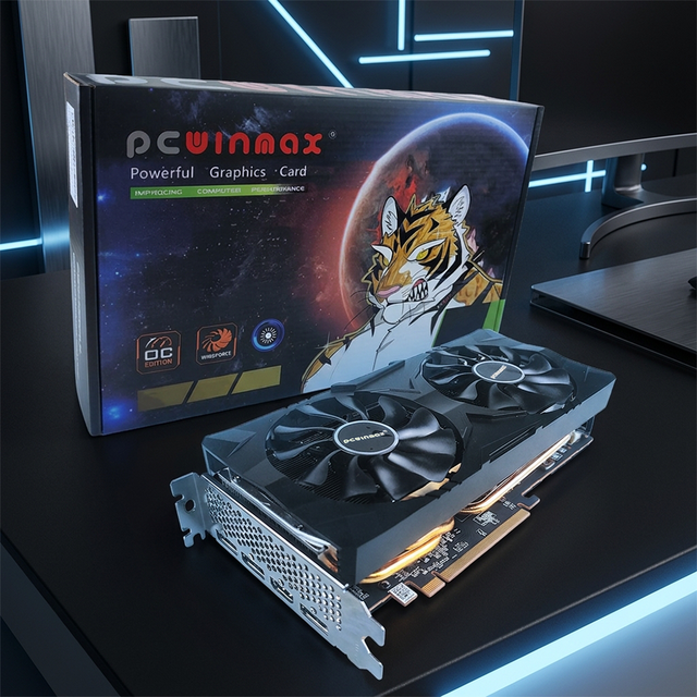 PCWINMAX Radeon RX 5700 XT 8GB GDDR6 256Bit Gaming Graphics Card OEM Wholesale in Stock for Desktop Computer Assemblers
