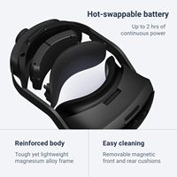 Casque de réalité mixte et de réalité virtuelle pour PC HTC Vive Focus Vision, compatible avec le mode DisplayPort