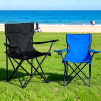 Silla de playa plegable con logotipo personalizado CCH, equipo portátil para acampar y recreación al aire libre