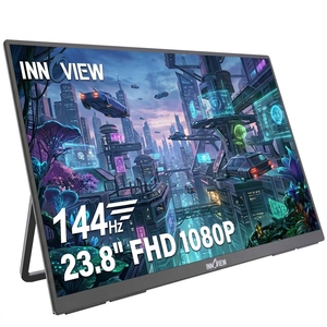 Moniteur portable IPS 23,8 pouces FHD 1080P <span class=keywords><strong>144Hz</strong></span> avec Type C HDMI pour tous les appareils, haut-parleur intégré, écran externe pour ordinateur portable - Product Image 1