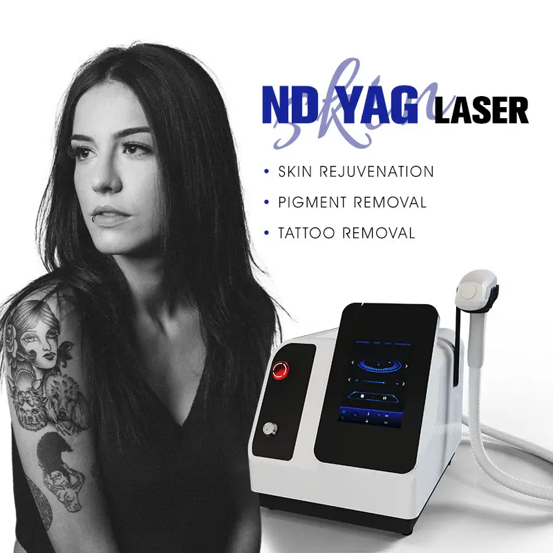 Nubway q interruttore 3 in 1 sopracciglio lavatrice con ND yag laser macchina di rimozione del tatuaggio