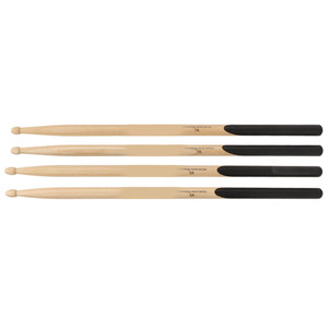 2 Paia <span class=keywords><strong>di</strong></span> Bacchette per Batteria 5A 7A in Legno, Accessori per Strumenti Musicali, Ricambio per Batteristi - Product Image 1