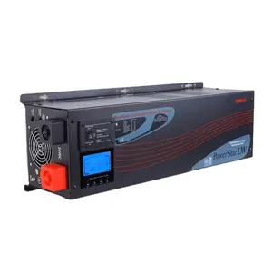 single phase pure sine wave 24v to 240vac power inverter with copper transformer 6kw low frequency inverter