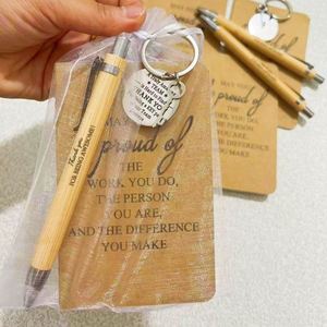 Kits de Bienvenida para Empleados X527, Sets de Regalo Personalizados para Oficina, Cuaderno, Llavero Metálico, Bolígrafo, Regalos Promocionales para Nuevos Empleados, Artículos de Bienvenida para Personal - Product Image 4