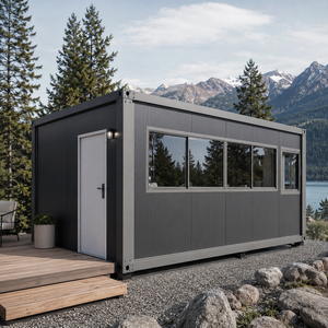 Conteneur modulaire pliable et extensible de 20 pieds, portable, pour usage de bureau, d'habitation ou de magasin - Product Image 1