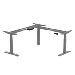Threel motori tre sezioni 640-1290mm forma di <span class=keywords><strong>L</strong></span> elettrico regolabile in <span class=keywords><strong>altezza</strong></span> sit in piedi da tavolo cornice - Product Image 2