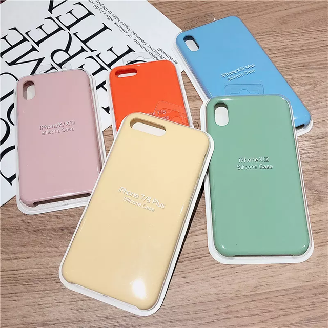 For Liquid Silicone Case with Customized Logo Waterproof & Shockproof for 14/13/12/SE/XR/XS