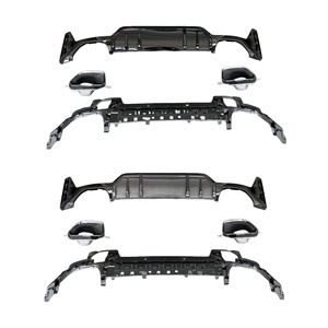 Difusor Trasero de Alto Rendimiento Estilo <span class=keywords><strong>340</strong></span> <span class=keywords><strong>M</strong></span> con Puntas de Escape para <span class=keywords><strong>BMW</strong></span> G20 LCI <span class=keywords><strong>2023</strong></span>+ |   Aspecto de carbono negro brillante - Product Image 1