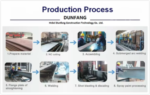 Modern Gable çerçeve çelik tutuyor bina modüler depo 1000 metrekare depo ahır yapı prefabrik - Product Image 6