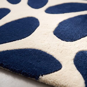 Modern Round Geometric Wool <b>Rug</b> Hand Tufted Handmade Circular Area Carpet for Bedroom Living Room <b>Nursery</b> Apartment Home Bulk - Product Image 2