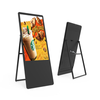 Pantalla Digital Táctil LCD Portátil para Interiores CH 43, Soporte de Quiosco para Publicidad en Tiendas Minoristas y Centros Comerciales, 2K/4K SDK