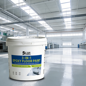 3 in 1 Concrete <strong>Floor</strong> Paint Liquid <strong>Coating</strong> Wear Resistant High Hardness <strong>Epoxy</strong> <strong>Coating</strong> with Customizable Color for Garage - Product Image 1