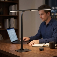 Lampe de table LED longue et souple, à intensité variable, protection des yeux, lampe de bureau intelligente