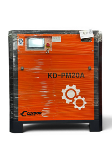 เครื่องอัดอากาศแบบสกรู KELAIDE KD-PM20A 20 แรงม้า ระบายความร้อนด้วยอากาศ 380V สำหรับอุตสาหกรรม แบบโรตารี่ ติดตั้งถาวร หน้าจอดิจิตอล สีแดง ปุ่มหยุดฉุกเฉิน 5 มอเตอร์ - Product Image 1