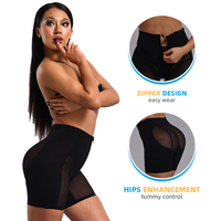 Shorts sculptants personnalisés pour femme, effet remonte-fesses, contrôle du ventre, sans couture, amincissants, en nylon, séchage rapide, rembourrés