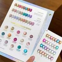 LADAI – Kit de vernis à ongles gel UV effet œil de chat 28 couleurs, vernis magnétiques pour hommes et femmes, vernis de manucure en flacon source