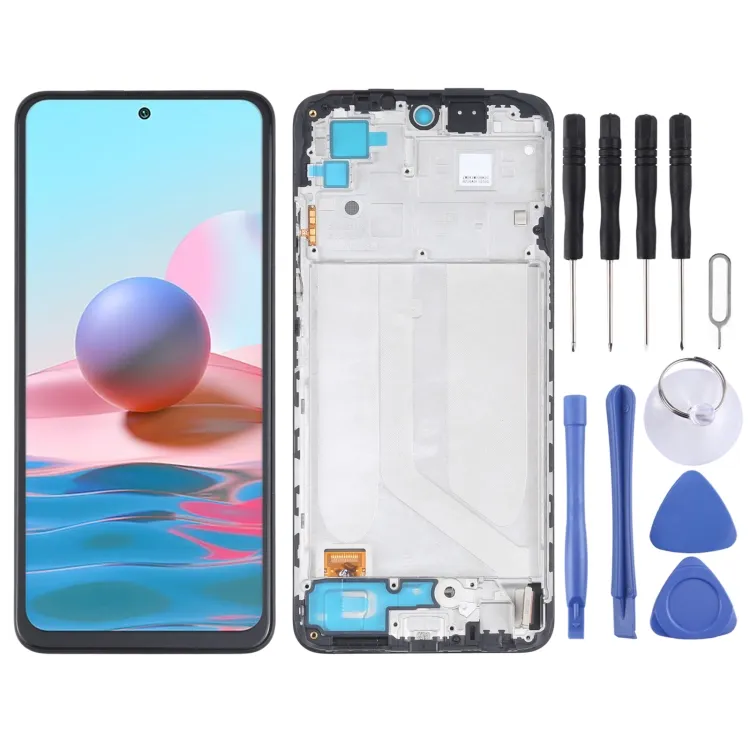 Chất liệu màn hình LCD OLED và Bộ số hóa lắp ráp đầy đủ với khung cho Xiaomi Redmi Note 10 4g/Redmi Note 10S 4G / Redmi Note 11