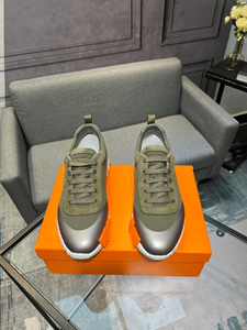 Zapatillas con superficie superior ventilada, estructura de flujo de aire premium, gamuza mixta, duraderas, ventiladas, para hombre, neutras, aerodinámicas - Product Image 2