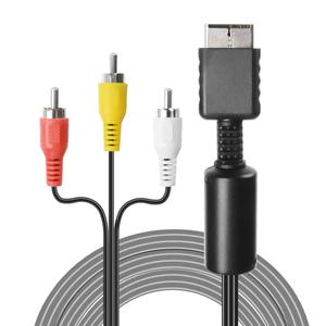 Câble vidéo AV, câble audio-vidéo stéréo A/V pour PS3 <span class=keywords><strong>Playstation</strong></span> PS1 PS2, câble audio-vidéo pour accessoires de console PS1/2/<span class=keywords><strong>3</strong></span> - Product Image 2