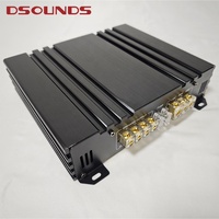 Amplificateur de voiture miniature 600Wrms, amplificateur de voiture de classe D avec télécommande et haute efficacité pour l'audio de voiture, pour haut-parleur de subwoofer de voiture