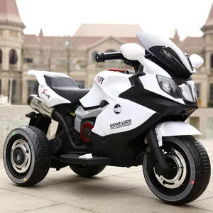 2024 Wholesale 7v Children's Electric Motorcycle Material with Battery Price Pp Plastic Toys for Kids ABS Flashing Baby Tricycle
