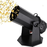 Canon à confettis CO2 électrique manuel à effet de scène pour événements de mariage, couleur unique, portée 5-8m