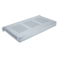 Boîtier en aluminium 1U 2U 3U 19'' pour montage en rack, durable, pour amplificateur audio, projets électroniques, panneau de commande électrique