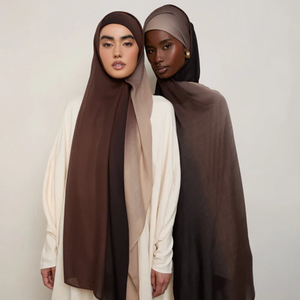 Elegante Pañuelo Modal Tejido Transpirable con Estampado Floral Personalizado, Hijab con Estampado Digital para Mujeres Musulmanas - Product Image 5