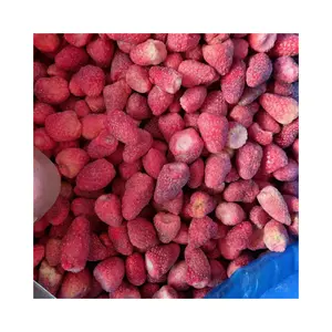 Frozen Nature Freeze Dried Fruits Dry Freeze Dried Strawberry Pieces Slices Brand WXHT Prompt Delivery And Free Sample