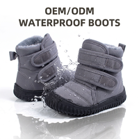 Bottes d'hiver unisexe pour enfants (1,5-4 ans) – Antidérapantes, imperméables, chaudes, légères, à fermeture auto-agrippante, doublées en peluche – Vente en gros