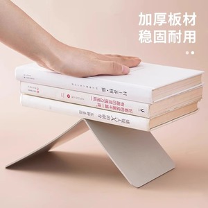 Sujetalibros en forma de L, 12x11,8x17cm, soporte de plástico para libros, organizador de escritorio para oficina, almacenamiento para estudiantes, blanco, negro, gris - Product Image 3