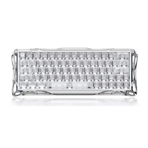GravaStar V60 Pro Silver Soul Magnetische Gaming-Tastatur mit Hall-Effekt UFO-Schaltern, Kabelgebunden, RGB, 8000Hz Polling-Rate, E-Sport-Tastatur - Product Image 1
