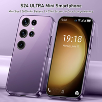 S24 Ultra, Teléfono Inteligente de 4 Pulgadas, 5G LTE, Doble SIM, Desbloqueado, Android 14, Compacto, Deca Core, 6GB de RAM, 128GB de Almacenamiento, Cámara IA de 32MP, 90Hz