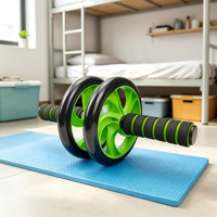 Rouleau abdominal pliable léger pour l'entraînement du tronc et du corps