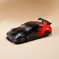 Réveil en alliage Supercar avec effets sonores et lumineux de moteur de voiture de sport, LED, rechargeable par USB, et fonction de pulvérisation, pour table de chevet