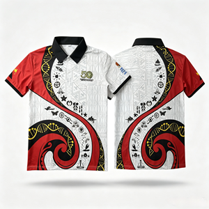 Magliette Polo Sportive in Poliestere Traspirante con Stampa Logo Personalizzata all'Ingrosso <span class=keywords><strong>per</strong></span> Uomo - Product Image 2