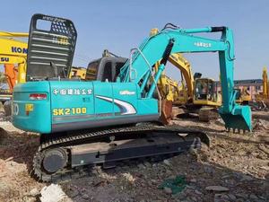 Excavadora de cadenas usada Kobelco 21 toneladas SK210D/210LC original de Japón, servicios de renovación disponibles - Product Image 1