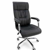 Chaise de bureau de direction ergonomique multifonctionnelle en cuir PU de luxe