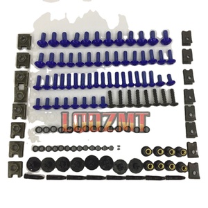268ps Boulons De Carénage Kit De Vis Complet Pour KAWASAKI <span class=keywords><strong>NINJA</strong></span> ZX250 ZX <span class=keywords><strong>250</strong></span> <span class=keywords><strong>R</strong></span> 250R ZX250R 2008 2009 2010 <span class=keywords><strong>2011</strong></span> 2012 Corps Boulon Vis Écrous - Product Image 1