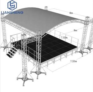 Braguero de espiga de escenario de aluminio duradero de alta calidad para eventos escenario de aluminio de boda para concierto - Product Image 1