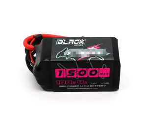 Black Series 1100/1300/1550mAh 4S 6S <b>Lipo</b> <b>Battery</b> 14.8V 22.2V FPV Racing Drone - Product Image 2