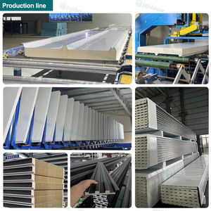 Lámina de Techo de <span class=keywords><strong>Panel</strong></span> Sándwich de Aluminio Personalizada, Diseño de <span class=keywords><strong>Teja</strong></span>, Fácil Instalación para Almacenes Prefabricados - Product Image 6