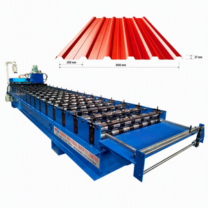 Machine de profilage de tôles ondulées T18, machine <span class=keywords><strong>à</strong></span> trapèze pour la toiture métallique et le bardage coloré - Product Image 4